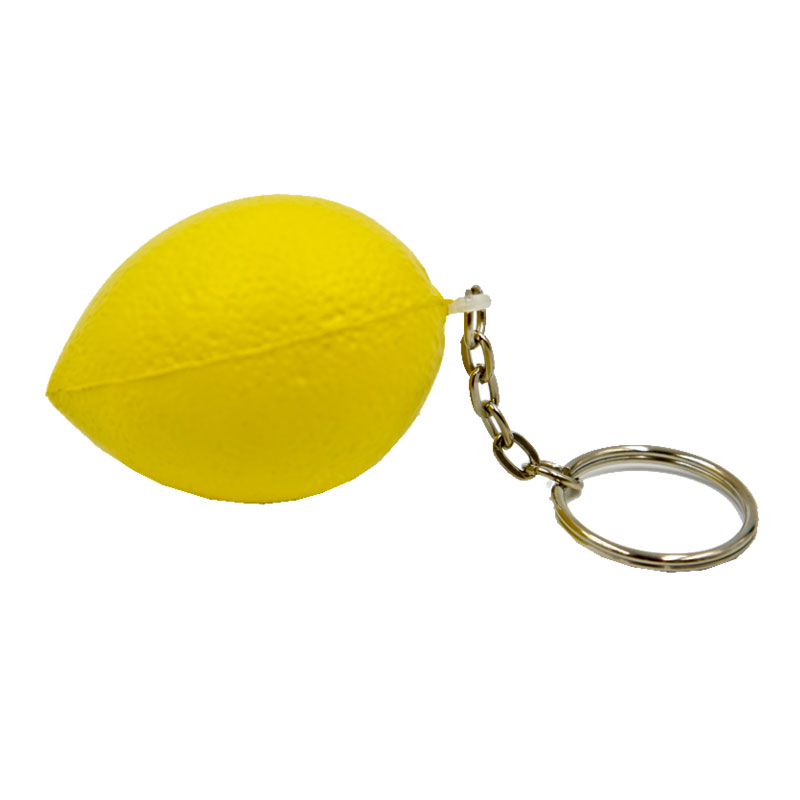 Lemon Stress Ball Keychains 