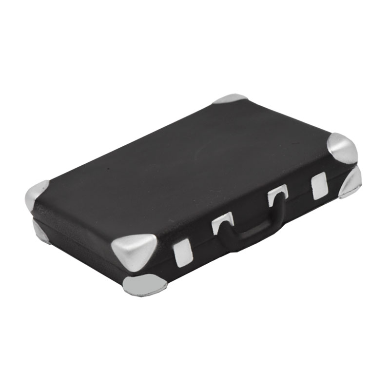 Black/Silver Briefcase Stress Balls 