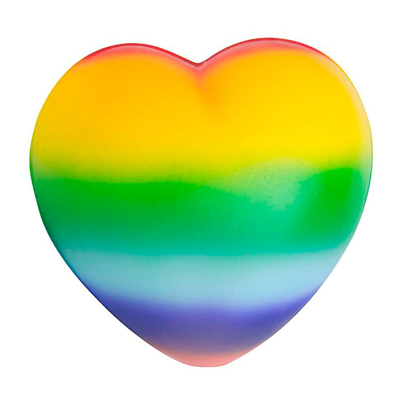 Rainbow Heart Stress Balls 