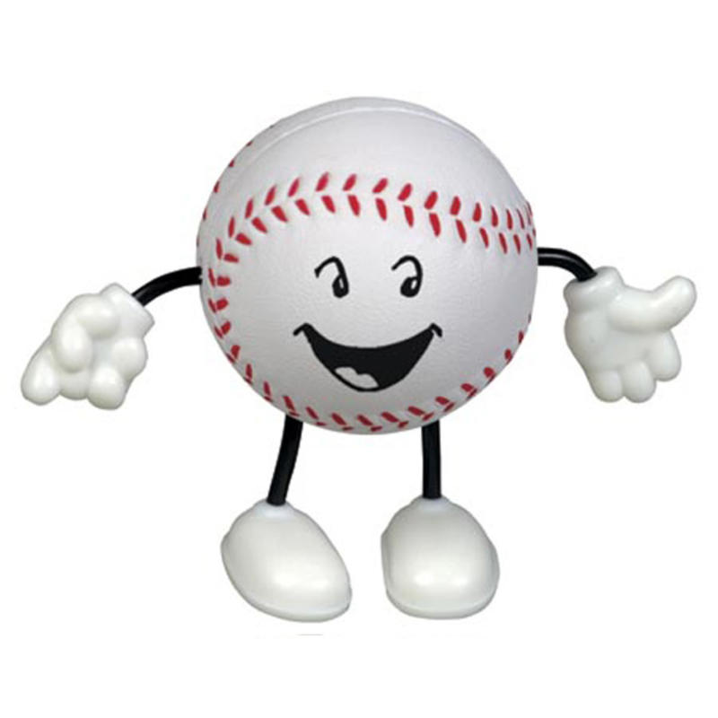 Baseball Bendable Figure Stress Balls