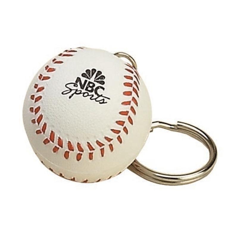 Baseball Stress Ball Keychains