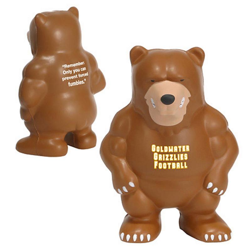 Bear Mascot Stress Balls 