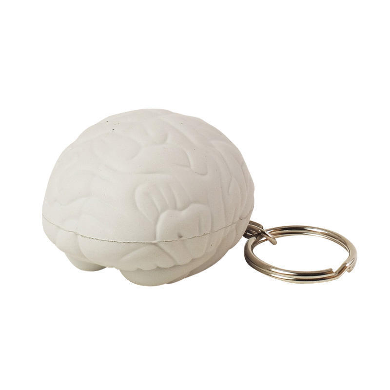 Brain Stress Ball Keychains
