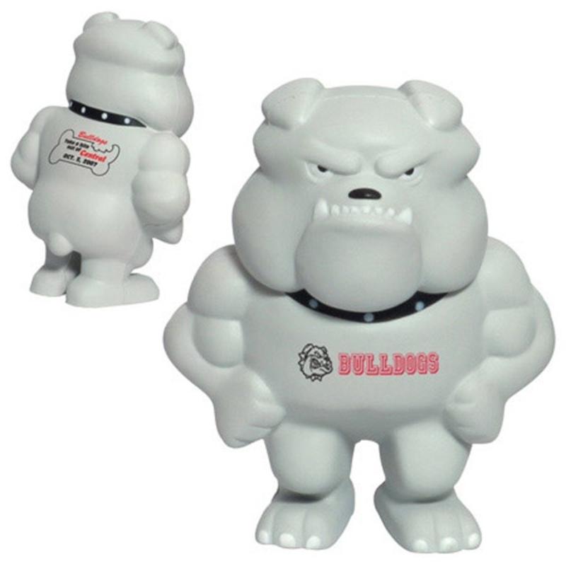 Bulldog Mascot Stress Balls 