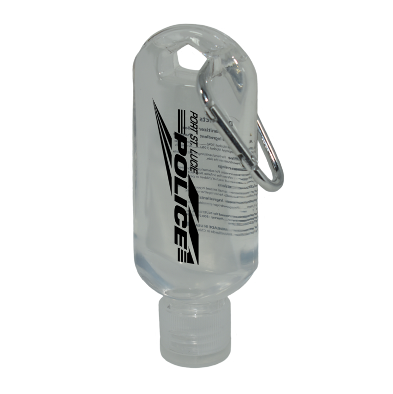 1.8 oz Hand Sanitizer Bottles with Carabiners