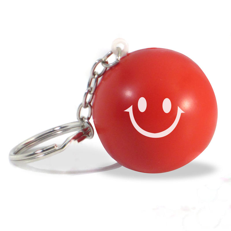 Face Stress Ball Keychains