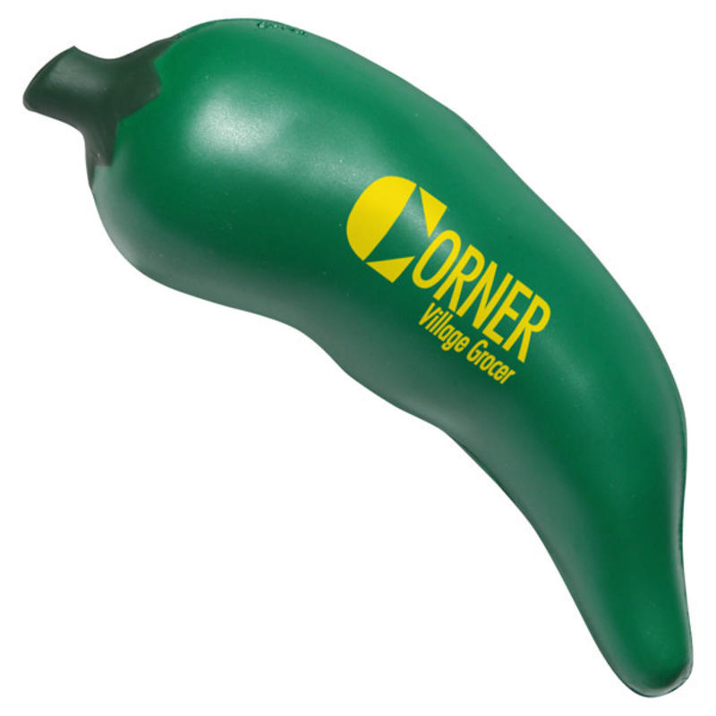 Green Hot Chili Pepper Stress Balls