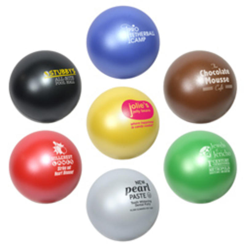 Jewel Luster Round Stress Balls