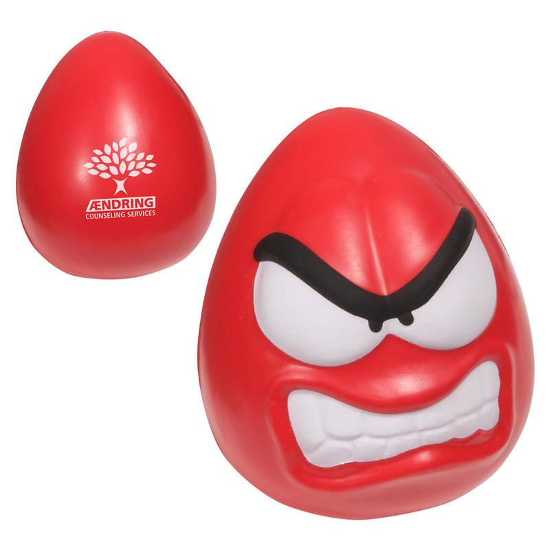 Mood Maniac Wobbler Stress Balls - Angry 