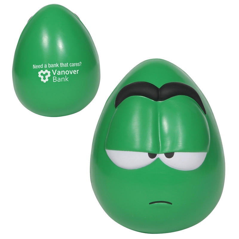 Mood Maniac Wobbler Stress Balls - Apathetic 