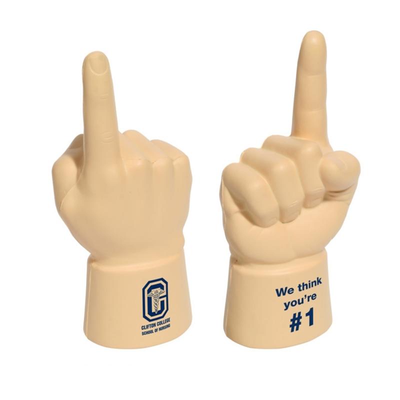 We're Number One Finger Stress Balls