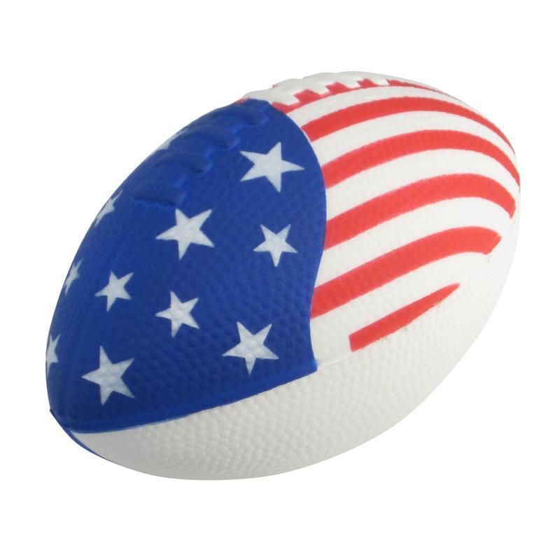 Patriotic USA Football Stress Balls
