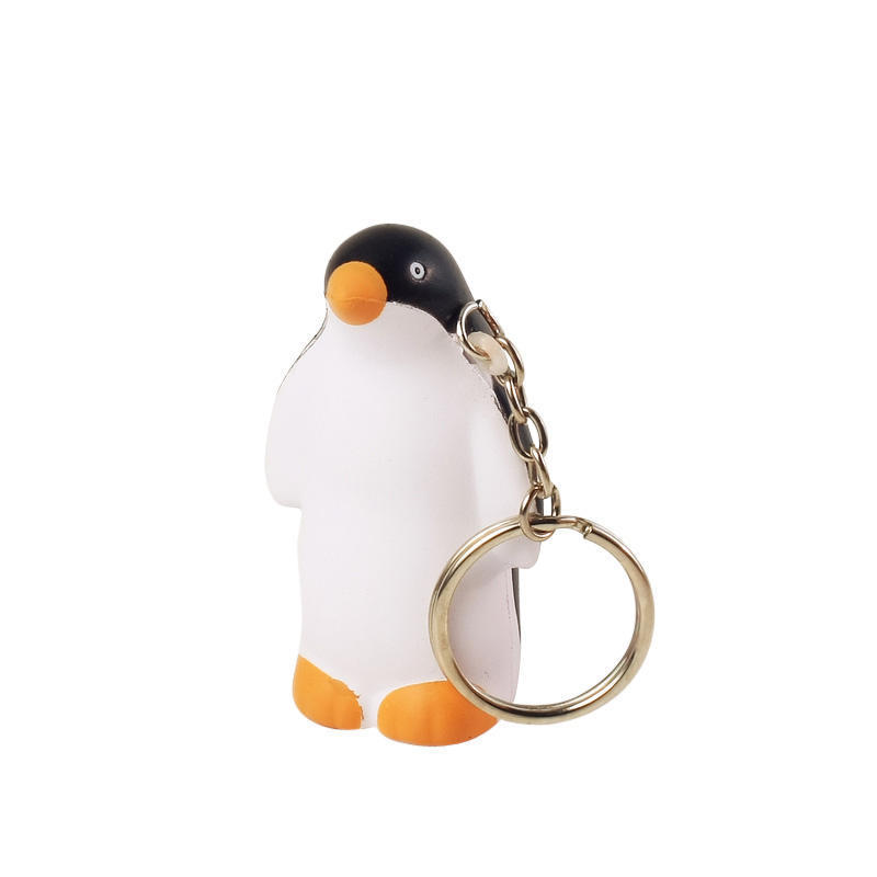 Penguin Stress Ball Keychains