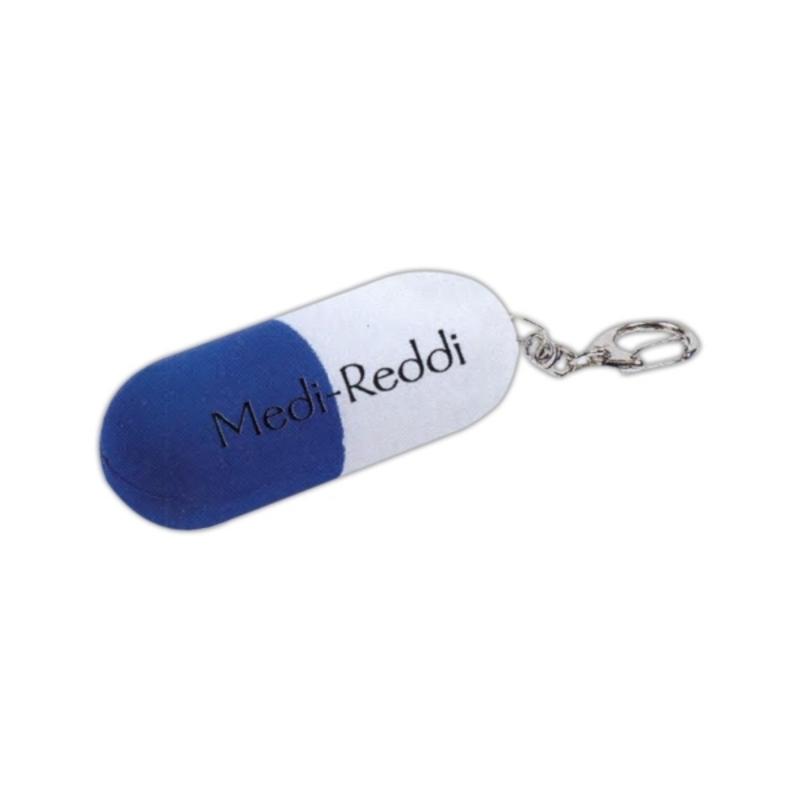 Pill Capsule Stress Ball Keychains