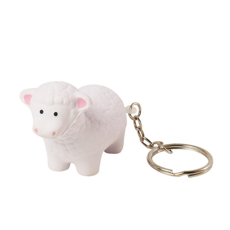 Sheep Stress Ball Keychains