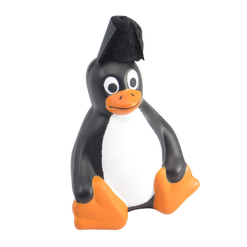 Sitting Penguin Bungee Stress Balls