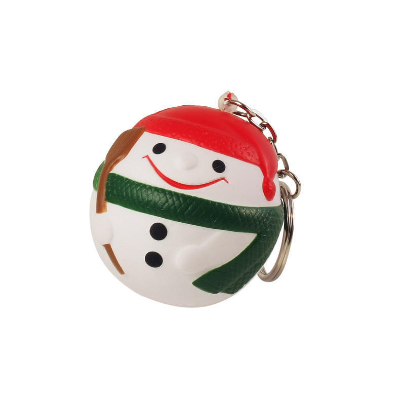 Snowman Stress Ball Keychains