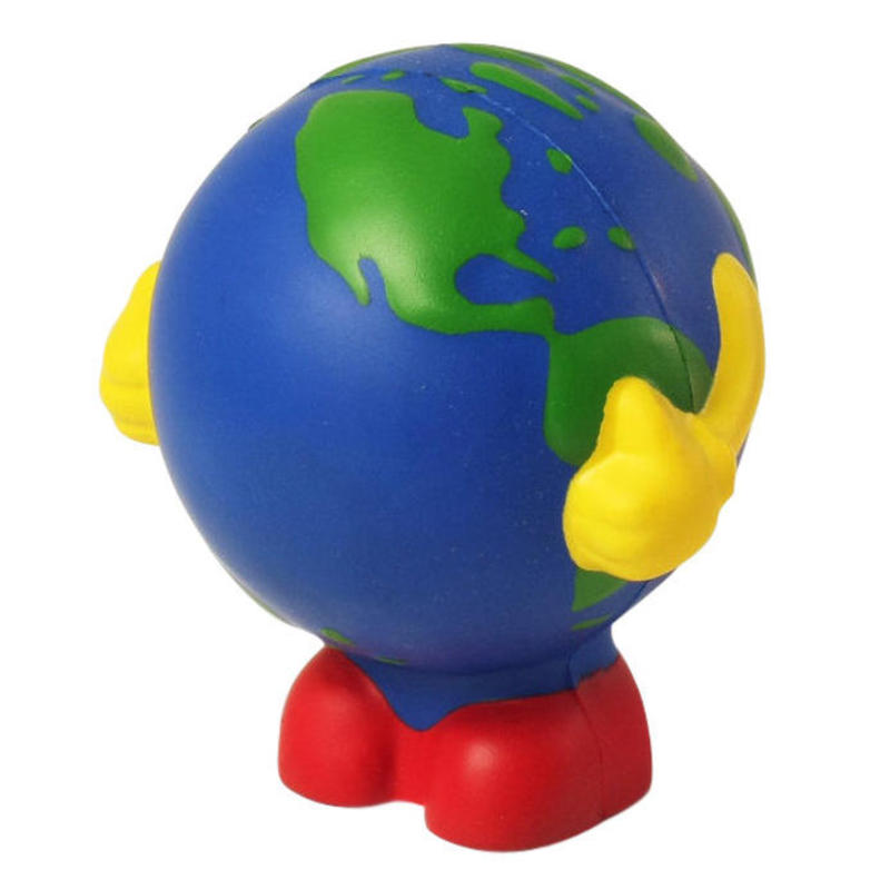 Standing Globe Man Stress Balls