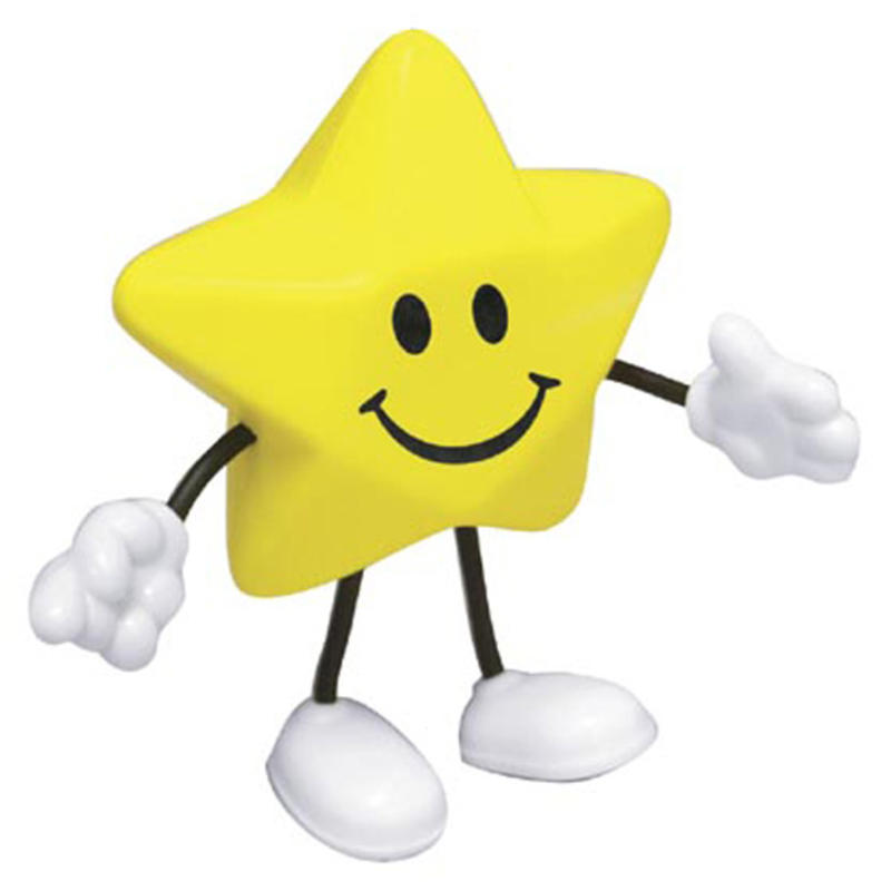 Star Bendable Figure Stress Balls