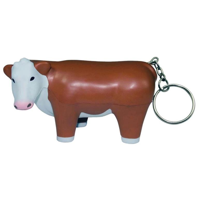 Steer Stress Ball Keychains 