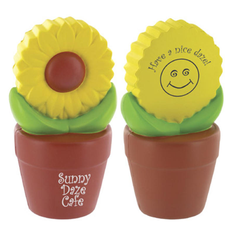 Sunflower in Pot Stress Balls