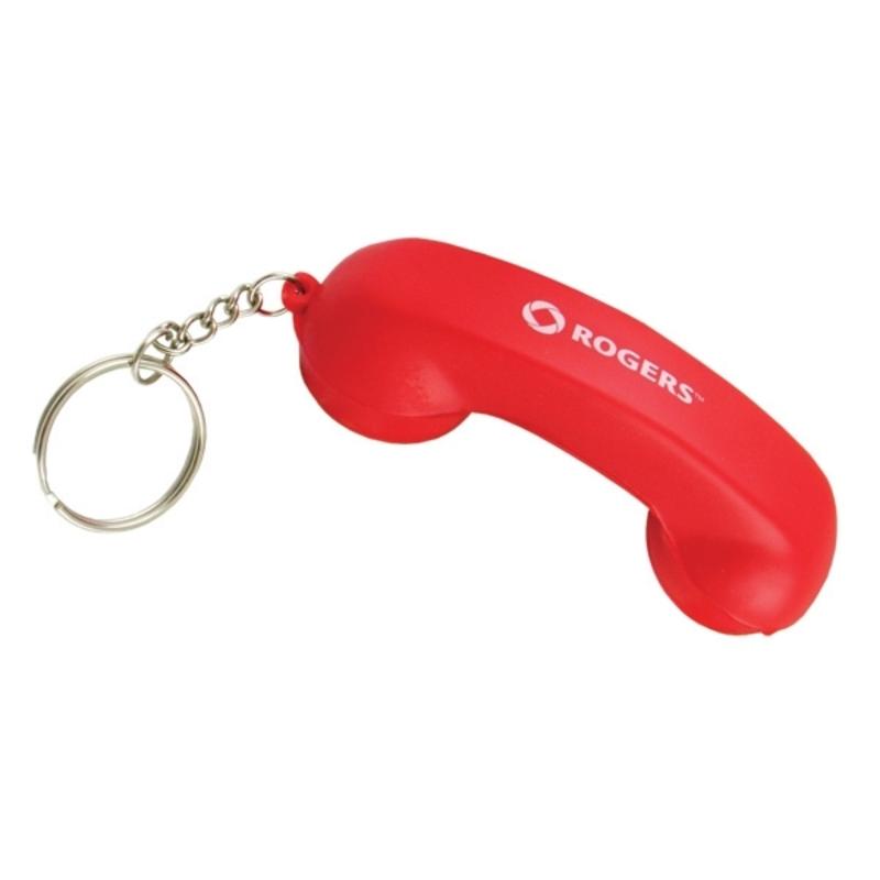 Telephone Stress Ball Keychains