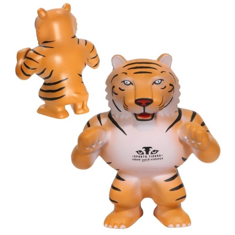 Tiger Mascot Stress Balls 
