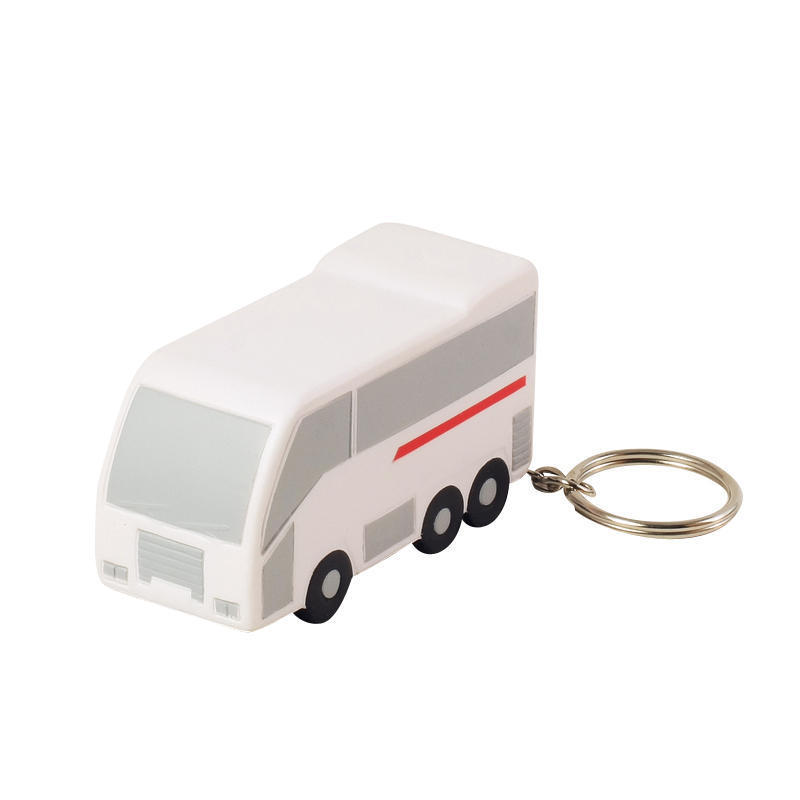 Tour Bus Stress Ball Keychains