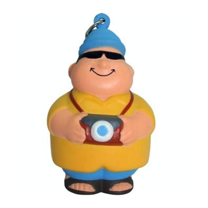 Tourist Stress Ball Keychains