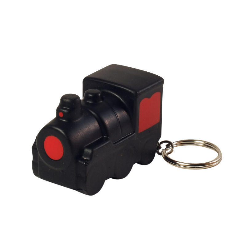 Train Stress Ball Keychains