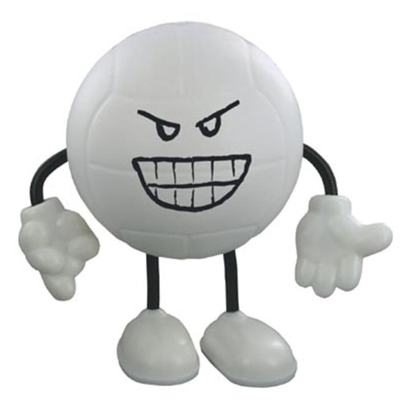 Volleyball Bendable Figure Stress Balls