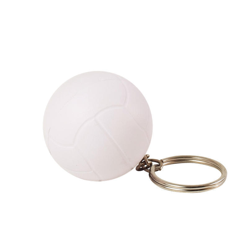 Volley Ball Stress Ball Keychains