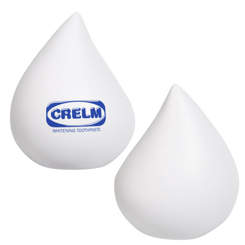 White Milk Droplet Stress Balls