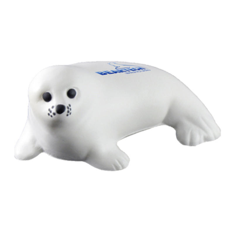White Seal Stress Balls