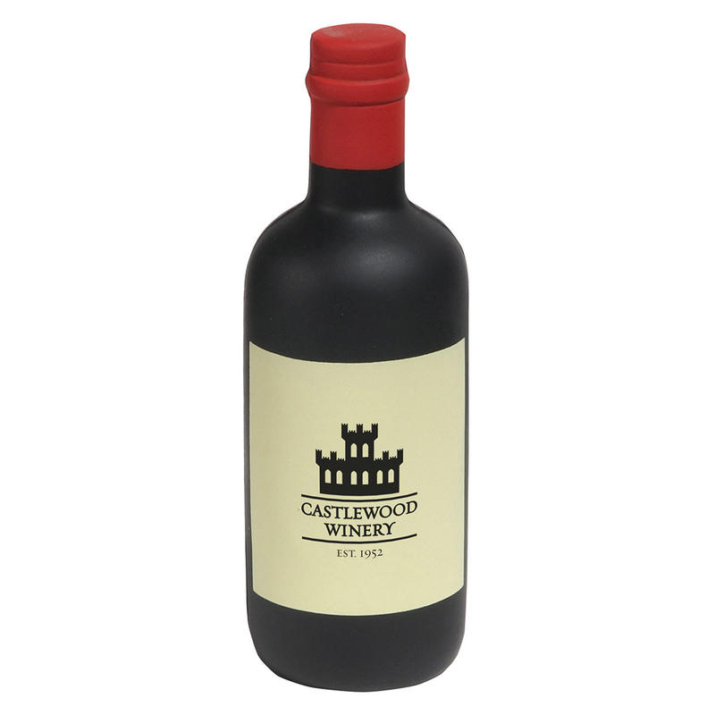 Wine Bottle Stress Balls - Version B