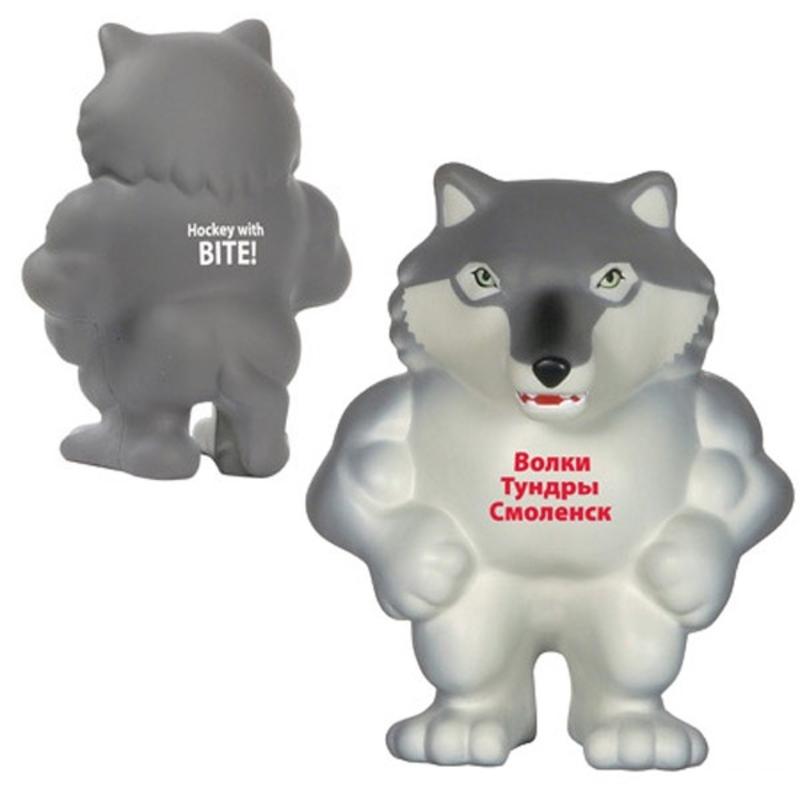 Wolf Mascot Stress Balls 